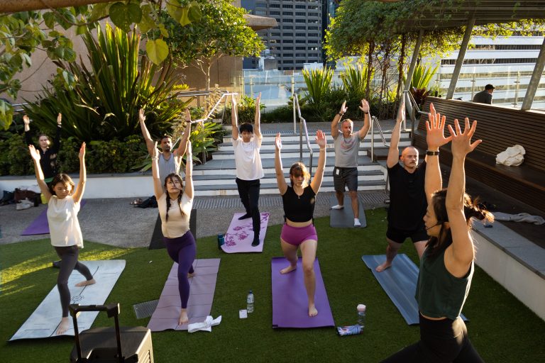 Brisbane Rooftop Yoga - Brisbane Business Hub 03