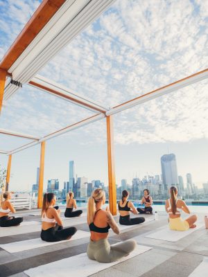 Brisbane Rooftop Yoga | Lina Rooftop 1